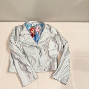 Jacket Disney Jacket Frozen 2 Moto Jacket for Girls size 8